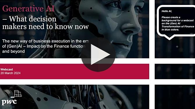 Episode 5: The new way of business execution in the era of (Gen)AI - Impact on the Finance function and beyond