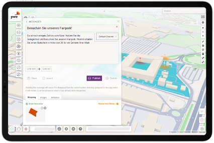 PwC Crowd Management Platform: Standortbasiertes Messaging