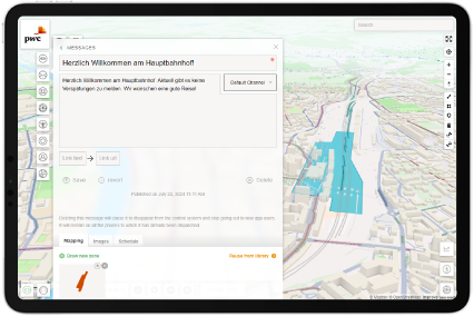 PwC Smart City Platform: Standortbasiertes Messaging