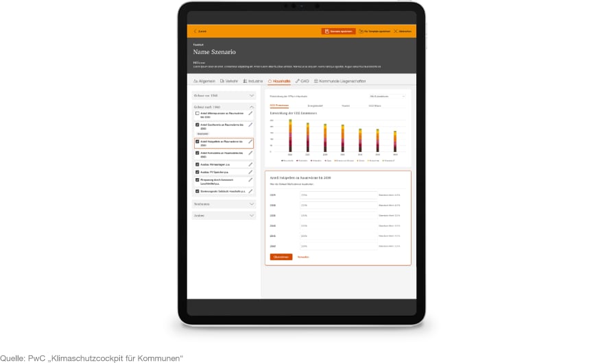 PwC Klimaschutztool