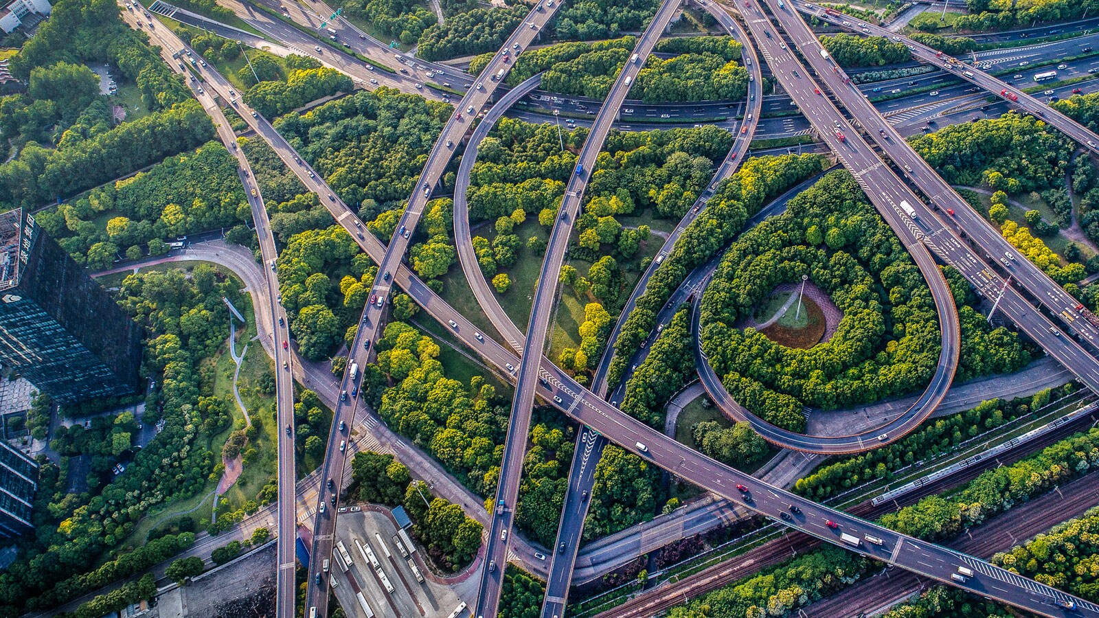 Großes Autobahnkreuz