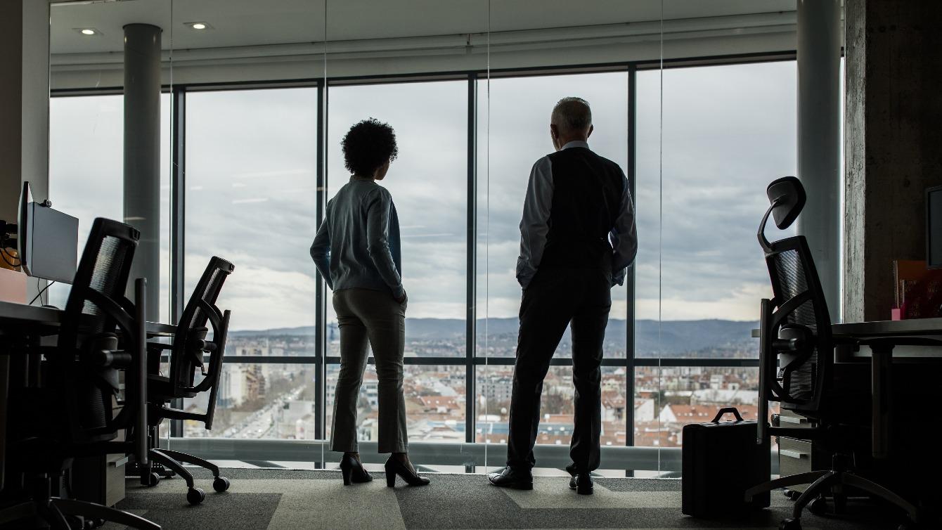 Blick aus Büro