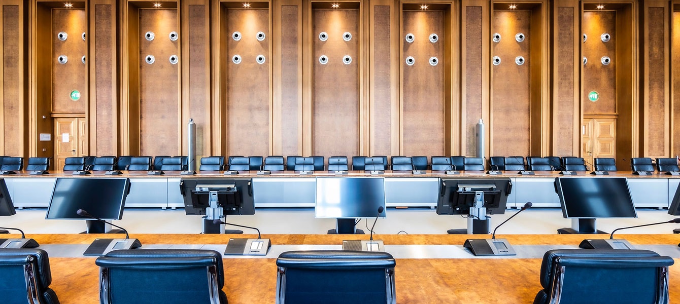Saal im Bundesminiterium für Finanzen