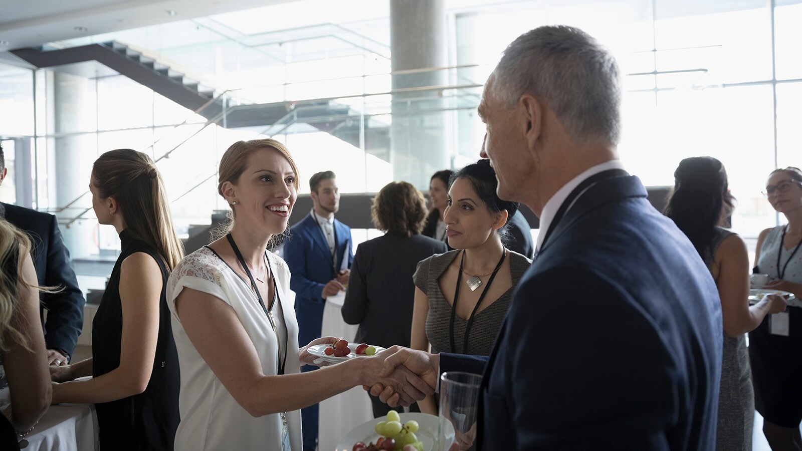 Get-together auf der Messe