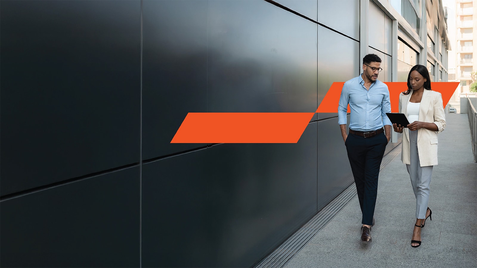 Besprechung im Gehen