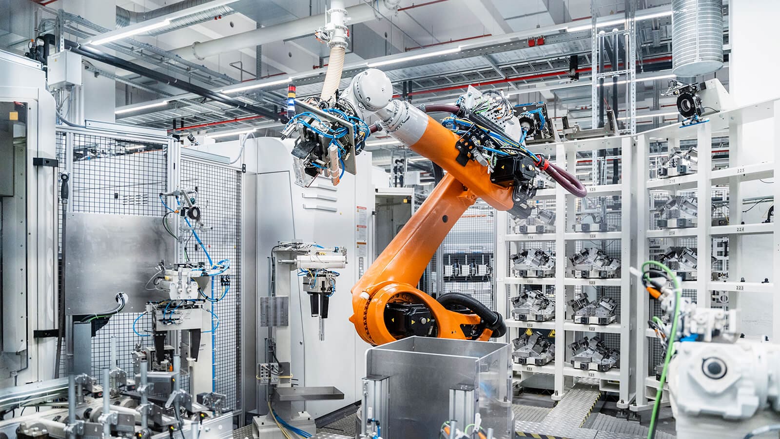 Roboterarm in Industrie