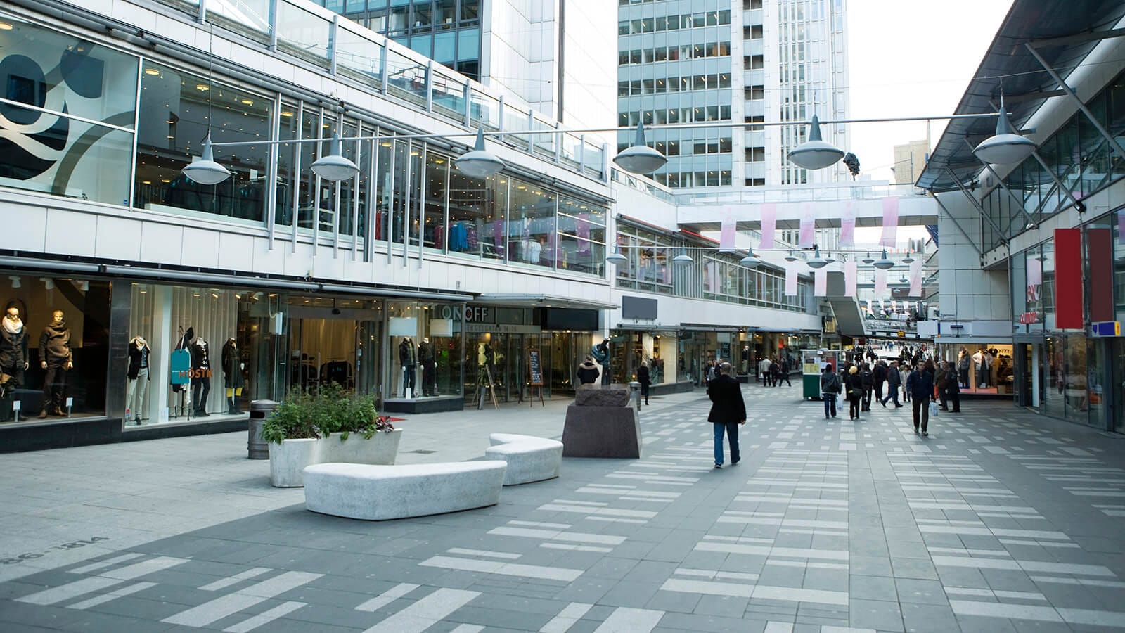 Einkaufsmeile in Stockholm