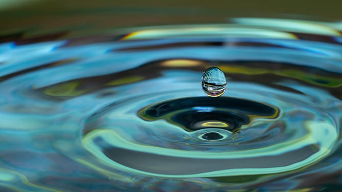 Water drop.