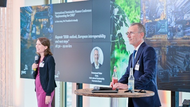 Foto: International Sustainable Finance Konferenz 2024