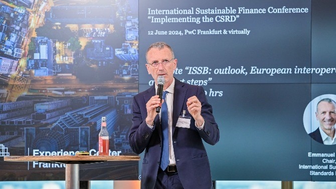 Foto: International Sustainable Finance Konferenz 2024