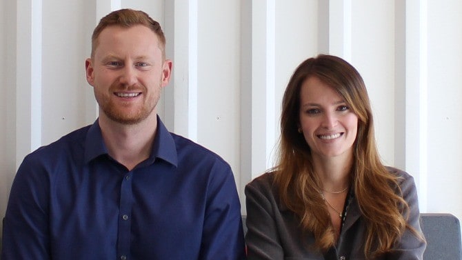 Katharina Götzen, Managerin, Venture Clienting bei PwC Deutschland, und Philipp Pilat, Venture Clienting Lead bei PwC Deutschland