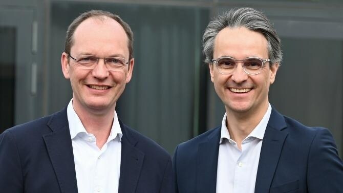 Marc Billeb und Dr. Robert Paffen