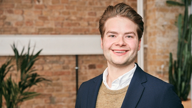 Marlon Müller, your contact for digital innovations and the PwC Startup Initiative Next Level