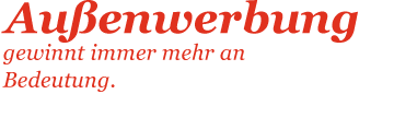 Außenwerbung