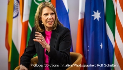Petra Justenhoven beim Global Solutions Summit 2022